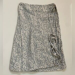 Brandy Melville Floral Wrap-Around Skirt